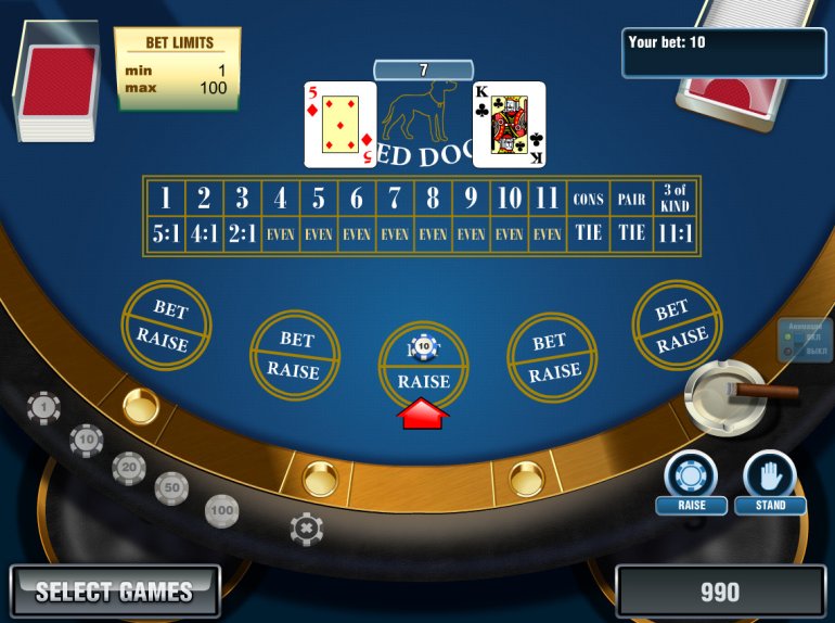red dog poker strategy